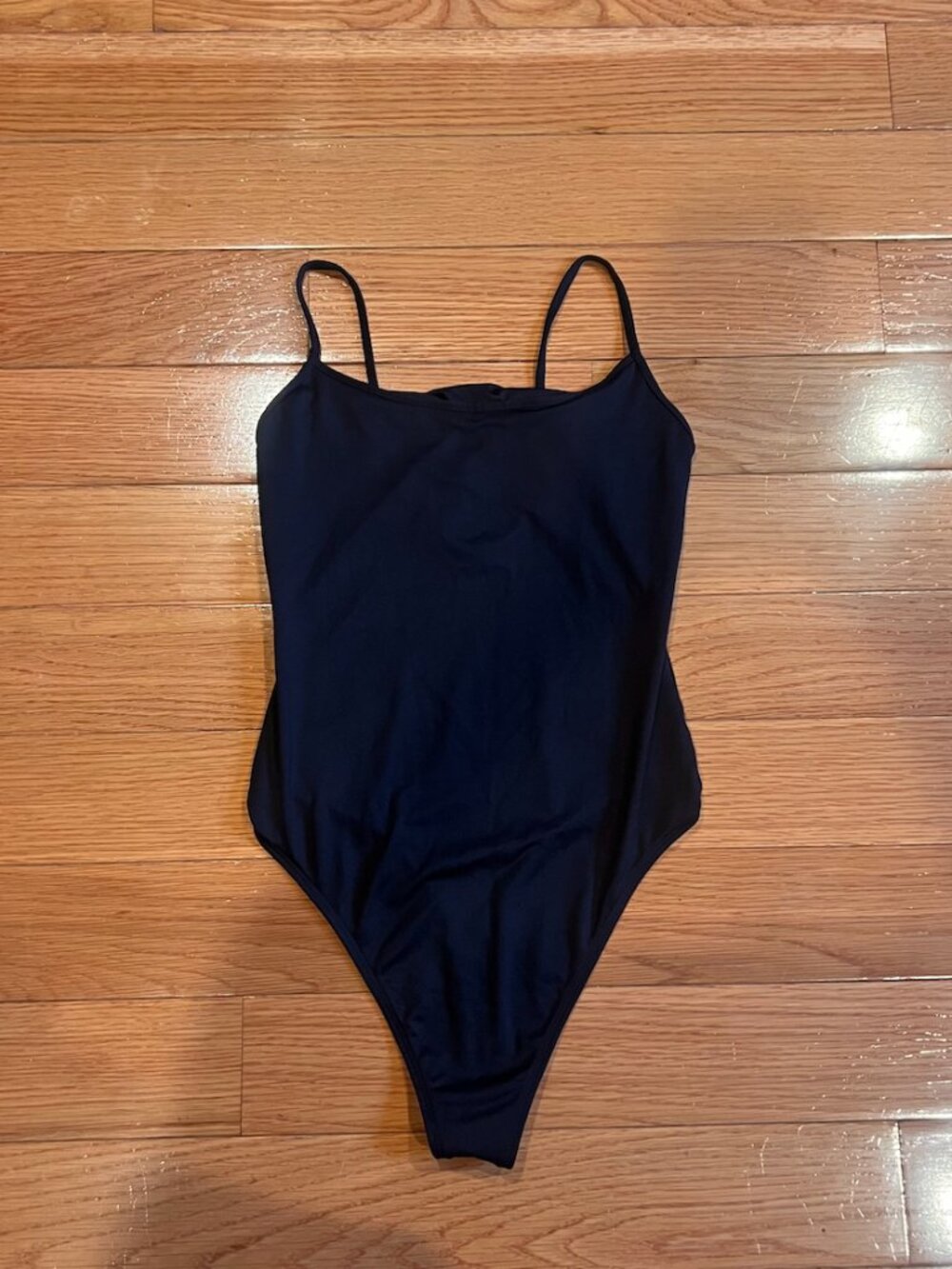 Bershka Black One-Piece Bodysuit Size Medium